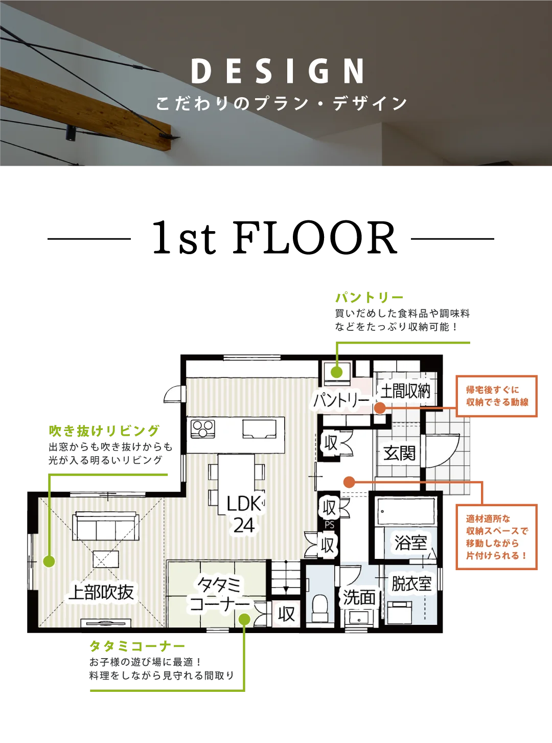 DESIGN こだわりのプラン・デザイン